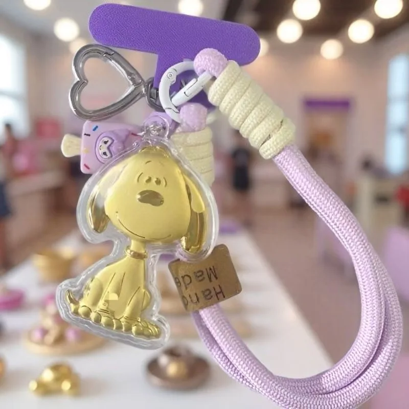 Neue Snoopy Cartoon Anime Schlüsselanhänger Paar exquisite vielseitige Handykette Anhänger Tasche hängende Dekoration Geschenk Großhandel