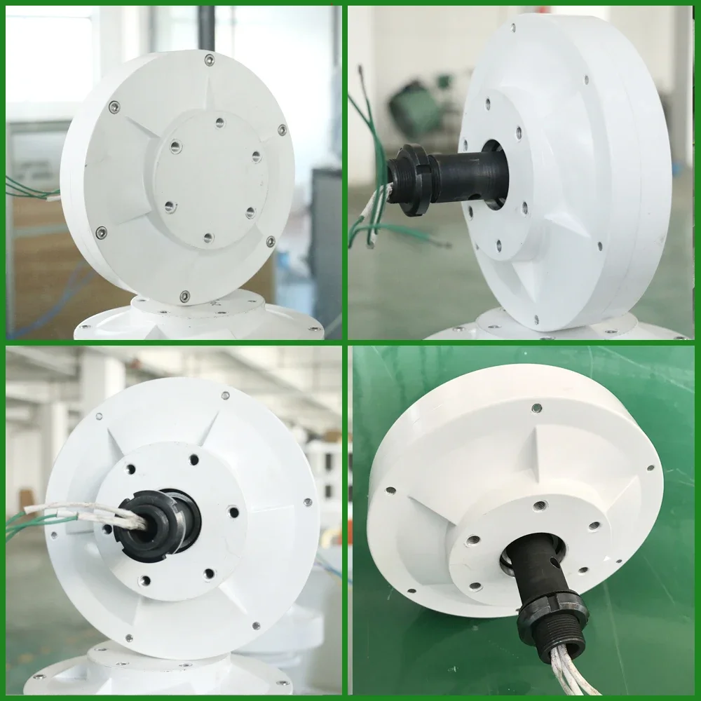 Imagem -05 - Terra Rara Coreless Maglev Gerador Alternativo Dínamo Baixo Rpm Ímã Permanente Alternador 3000w 12v 24v 3kw China Fábrica