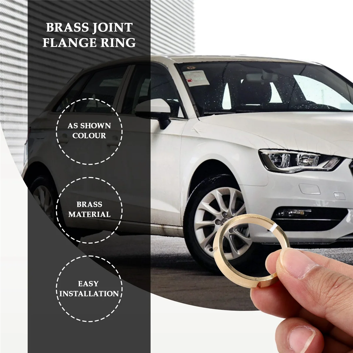 Car Brass Joint Flange Ring Fit for Golf Jetta Passat for Audi A3 TT 020409374