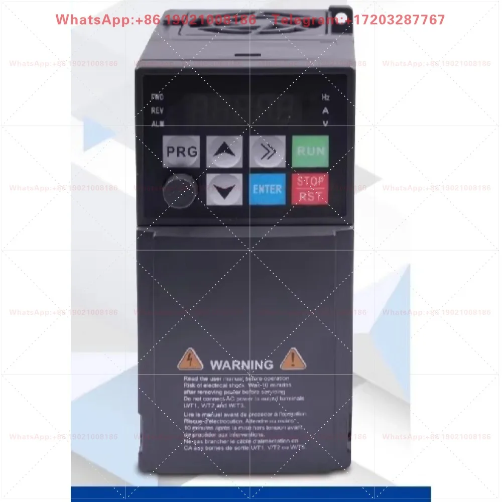 Heavy duty vector frequency converter three-phase 380V0.75KW single-phase 220V 1.5/2.2 motor speed controller