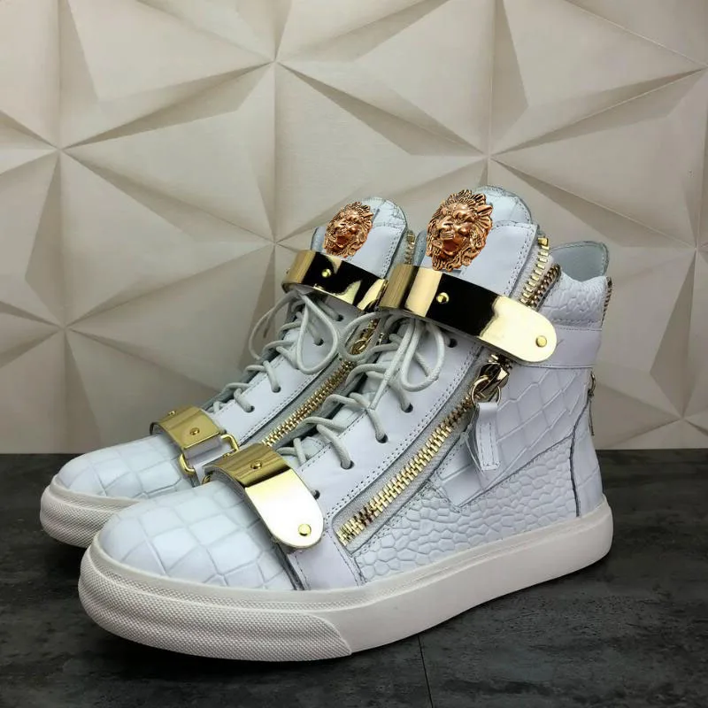 

New Men's shoes For couples shoes high-top shoes women's shoes nail head shoes sports men's sneakers 4