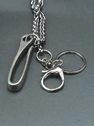 23 Ins Punk Chunky Gunmetal Trousers Jeans Wallet Snake Chain Keychain Metal Buckle Clips Snap U Hoop Lobster Clasp
