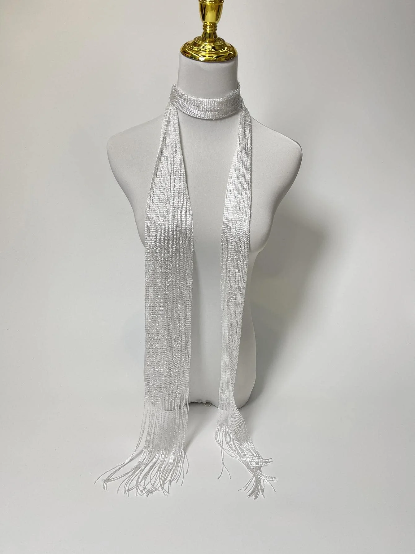 

1pc Women's Winter Tassel Scarf, Versatile Fashion Neck Wrap for Fall Weather, Daily Streetwear, Travel and Casual Layering