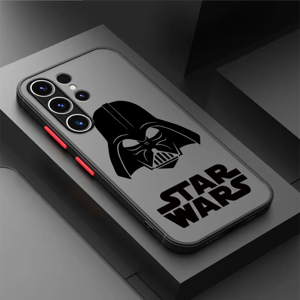 Matte Case For Samsung Galaxy S22 S23 Ultra S24 S20 S21 FE S10 Plus Capa Note 20 10 Lite Phone Funda StarWars Hero