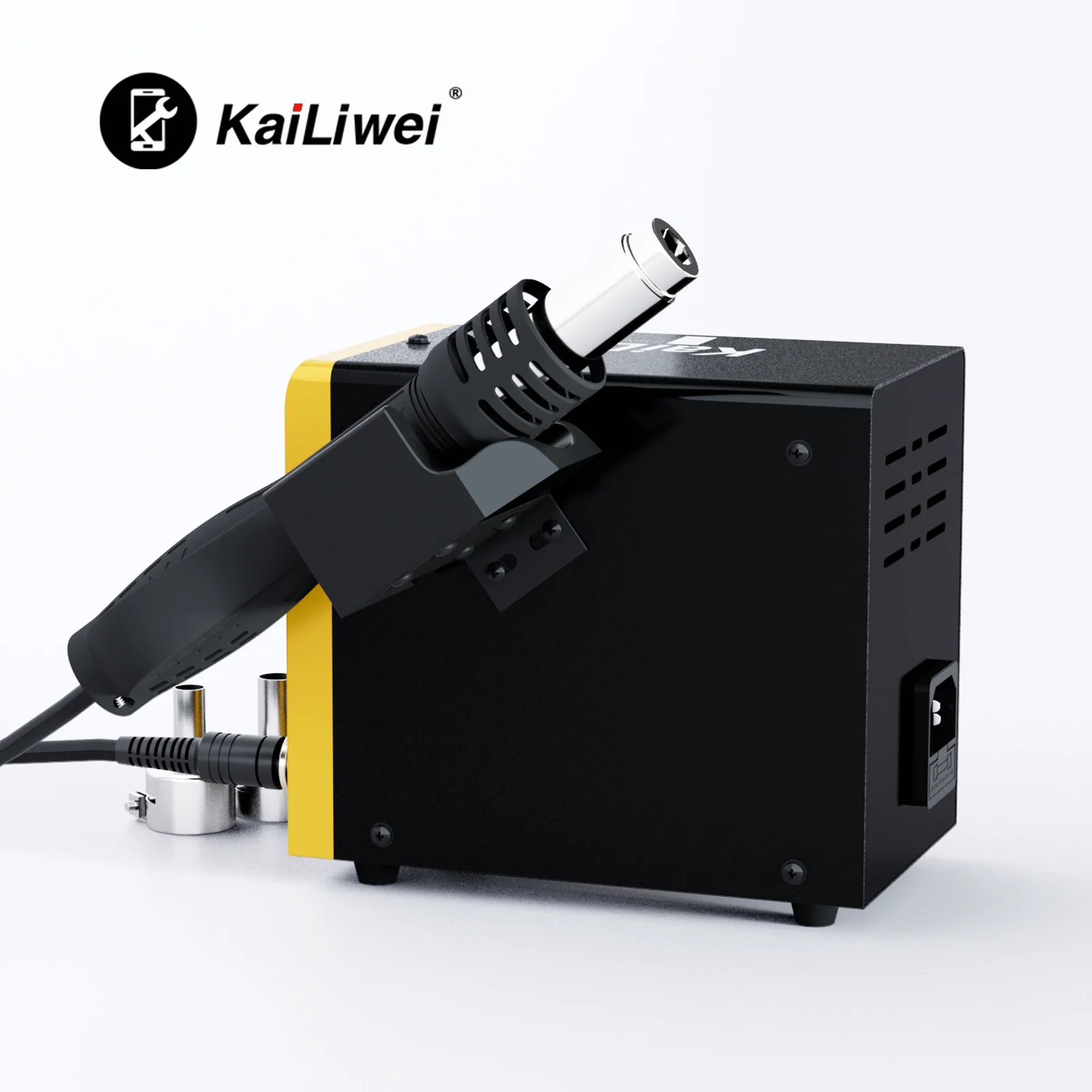 Kailiwei 700W gorącym powietrzem tabela PCB spawanie Chip naprawa telefon komórkowy elementy elektroniczne opalarka 858A +