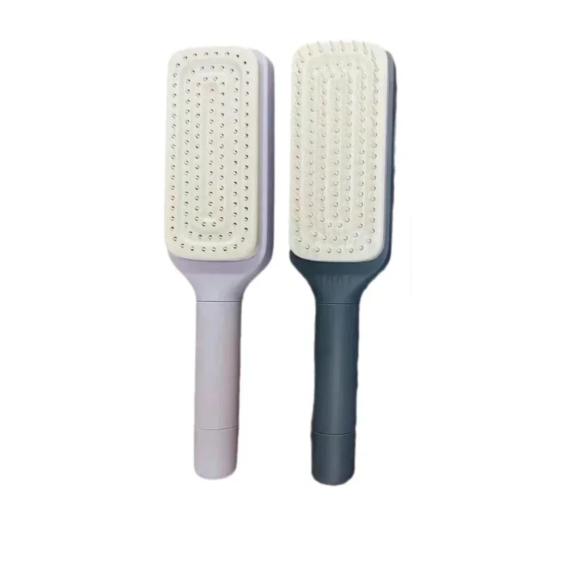 Massage Airbag Comb Straight Hair Comb Rotation Handles Cleaning Hair Loss Anti-Static Hairbrush Self Cleaning Comb for Women