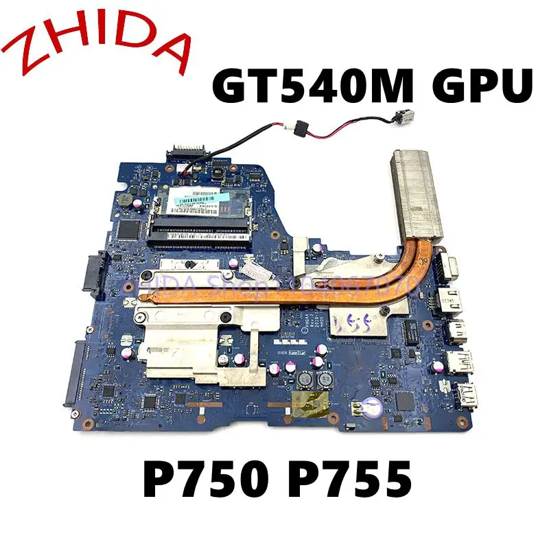 

For Toshiba P750 P755 Laptop Motherboard GT540M GPU HM65 DDR3 K000121880 PHQAA LA-6831P Main board full tested