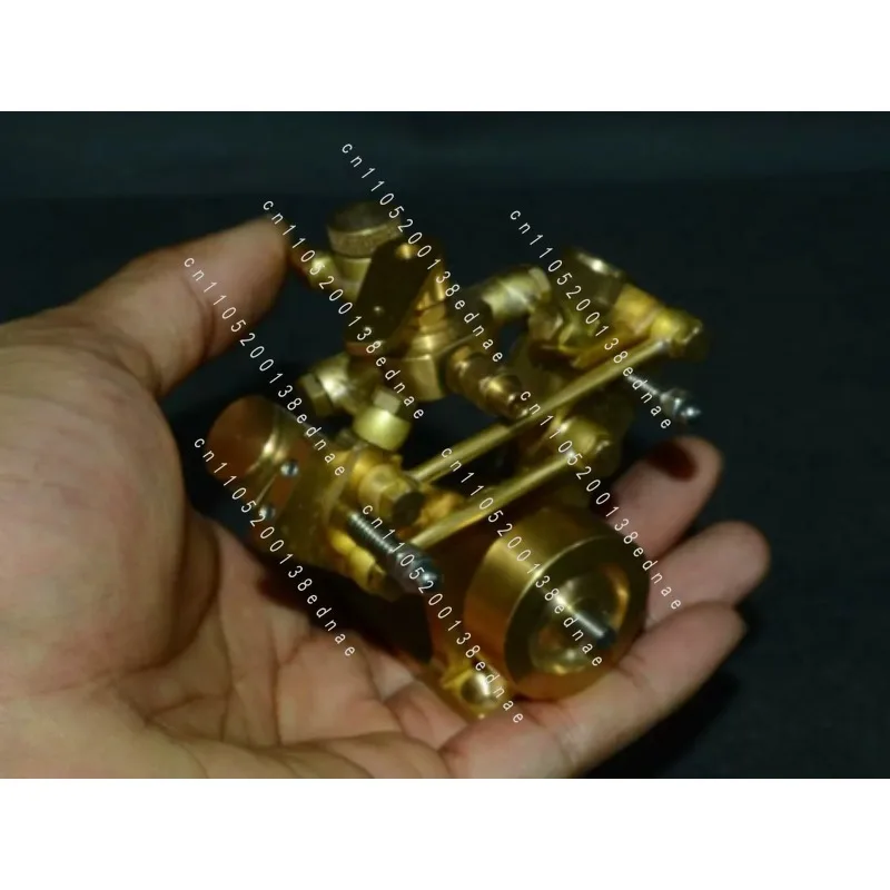Fully Upgraded M2B Oscillating Twin-Cylinder Steam Engine Model - Brass Construction - for 600-900mm Boats