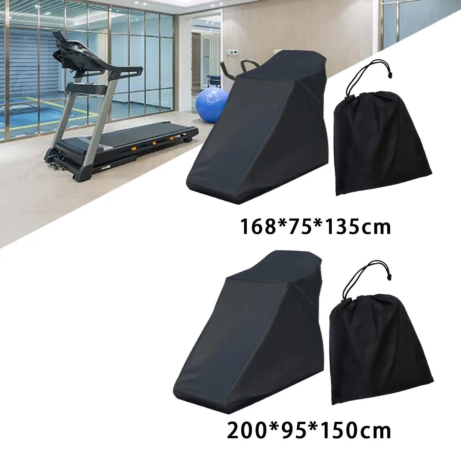 Treadmill Cover Sunscreen Cover Dustproof Cover Heavy Duty Shelter Jogging Machine Cover for Exercise Workout Outdoor Indoor