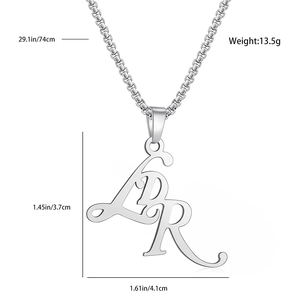 LDR قلادة قلادة المغني ستار لانا ديل ري نفس بسيط رائع موضة الفولاذ المقاوم للصدأ القلائد امرأة مجوهرات للبنات