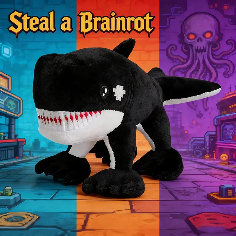 

Hot New Steal A WL Shark Cannelloni Plush Toys Cute Anime Game Peripherals Collectibles Figure Dolls Kids Gifts