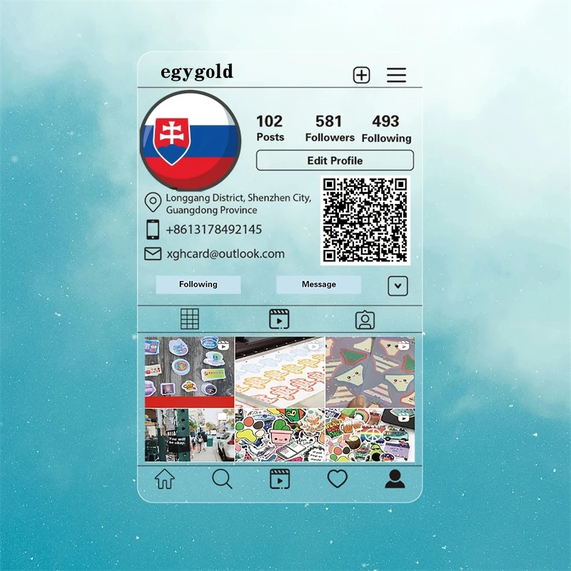 بطاقة عمل مخصصة بولندا الأوروبية سلوفاكيا، جمهورية التشيك أيرلندا cccan egygold clines 6 سنتيمتر X12 سنتيمتر تسليم سريع مستقر