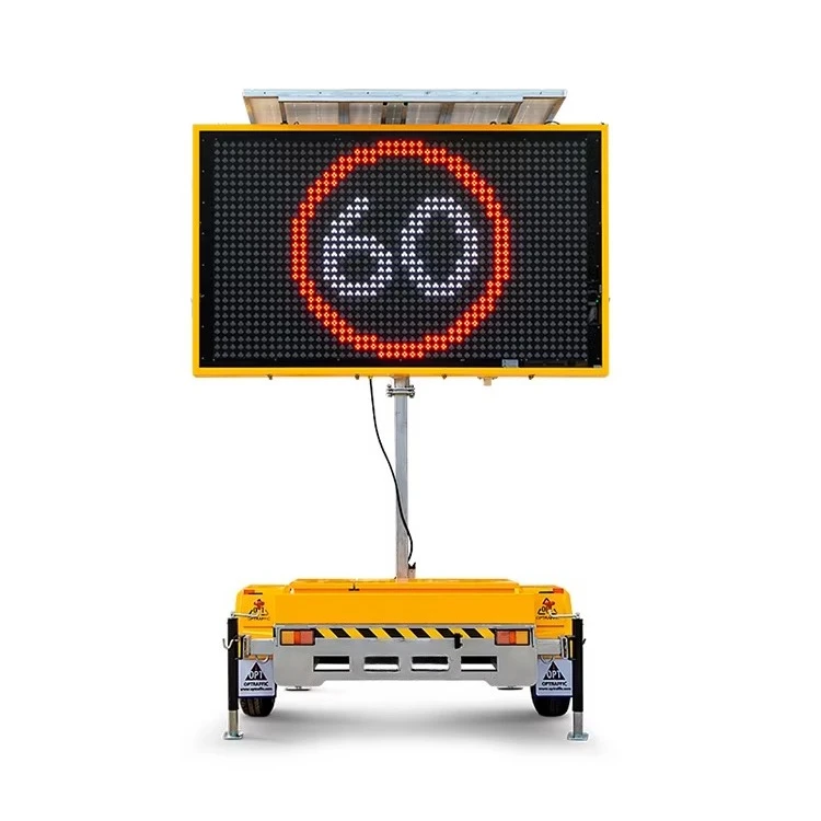 

5-Color Portable Trailer Mount VMS Light Emitting Diode Display Solar Mobile Variable Information Signs