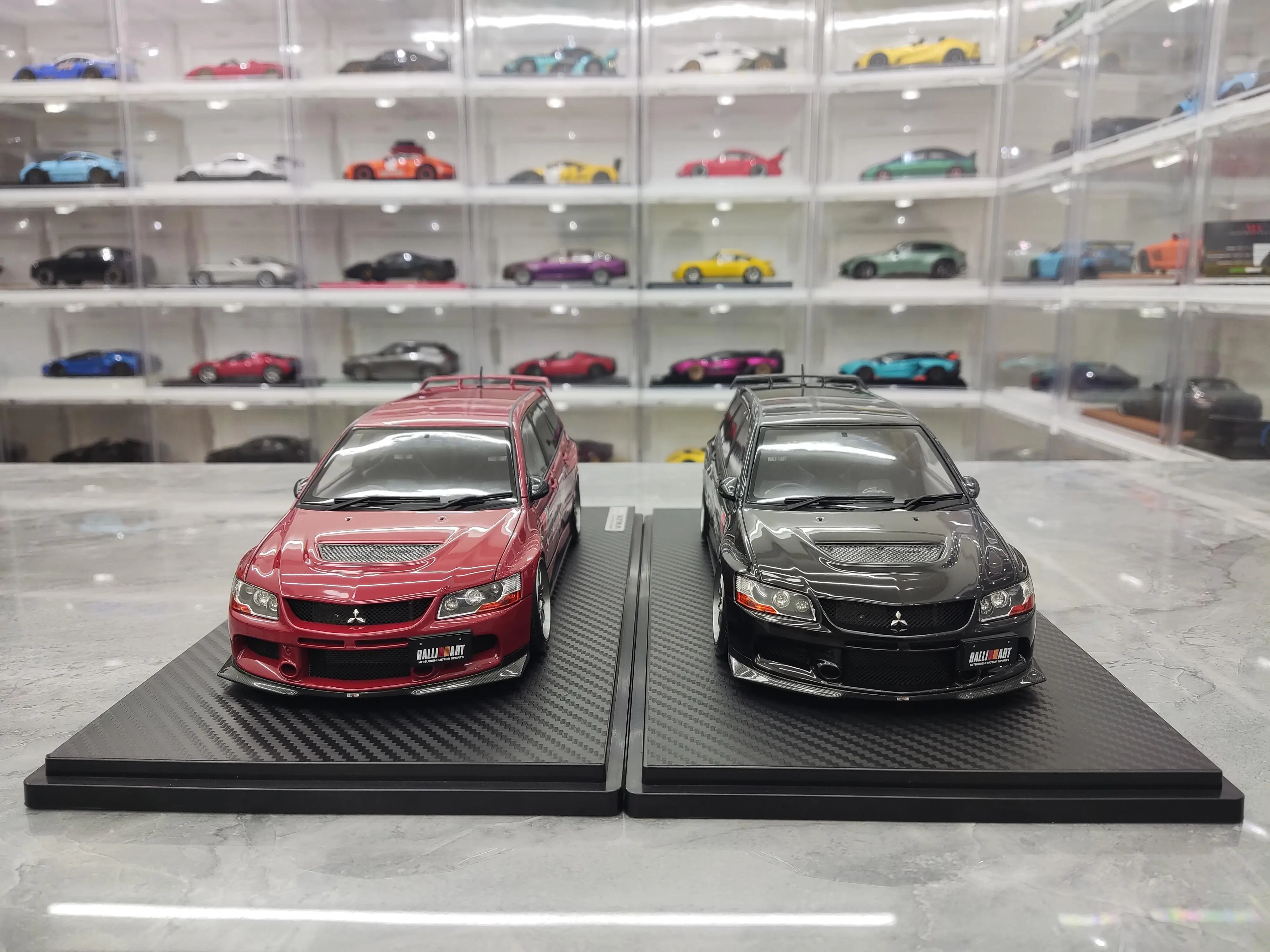 IG 1:18 Lancer Evolution EVO IX CT9W Wagon JDM Simulation Limited Edition Resin Metal Static Car Model Toy Gift