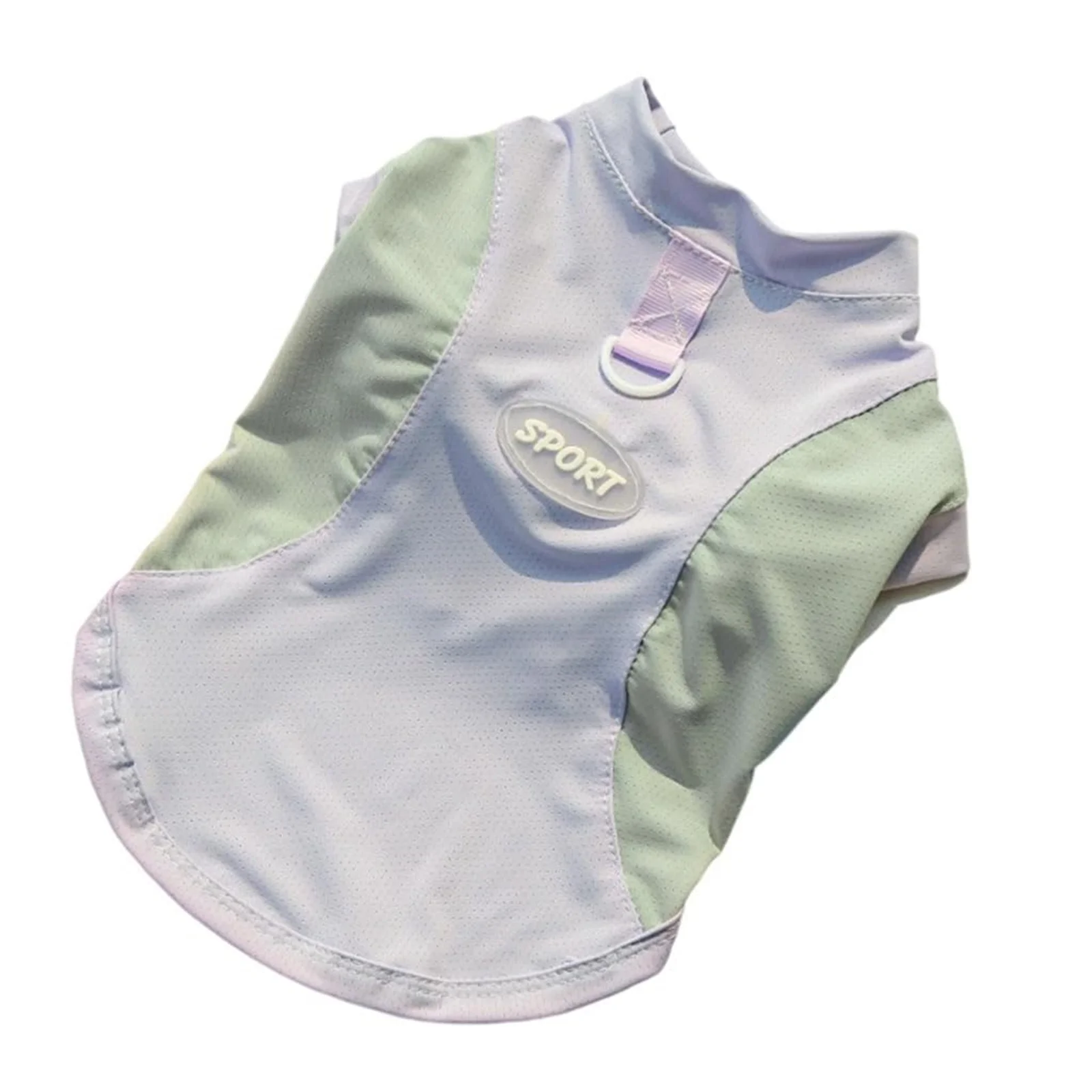 Cute Mesh Vest Pet Clothes 2026 New Ice Silk Cooling Puppy Vest Quick Drying Summer Pet Costume Large Size Splicing Clothes_voghion.com