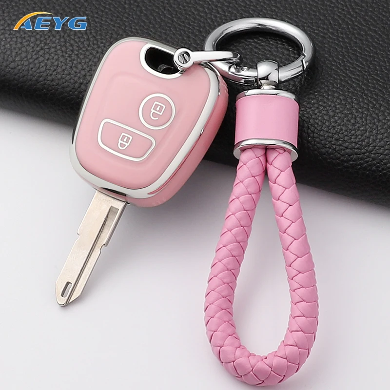 حافظة مفاتيح السيارة من البولي يوريثان لبيجو 106 107 206 207 307 سيتروين C1 C2 C3 C4 كسارا بيكاسو المفاتيح لتويوتا AYGO مفتاح حامي