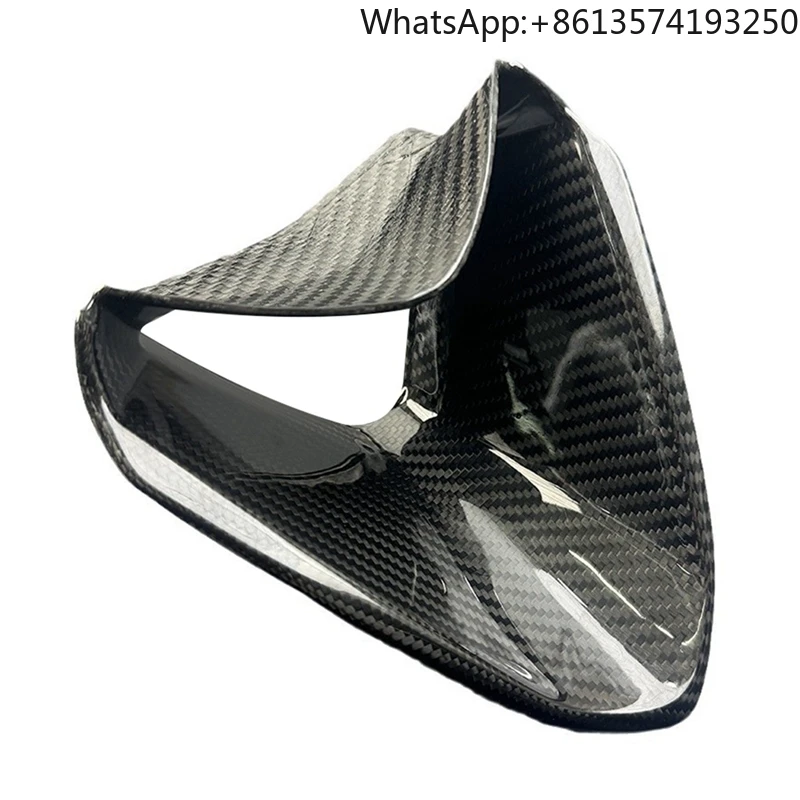 

Motorcycle Carbon Fibre Front Fairing Air Inlet Stamping Port Shell Cover For KAWASAKI NINJA ZX-6R ZX-6RR 2024