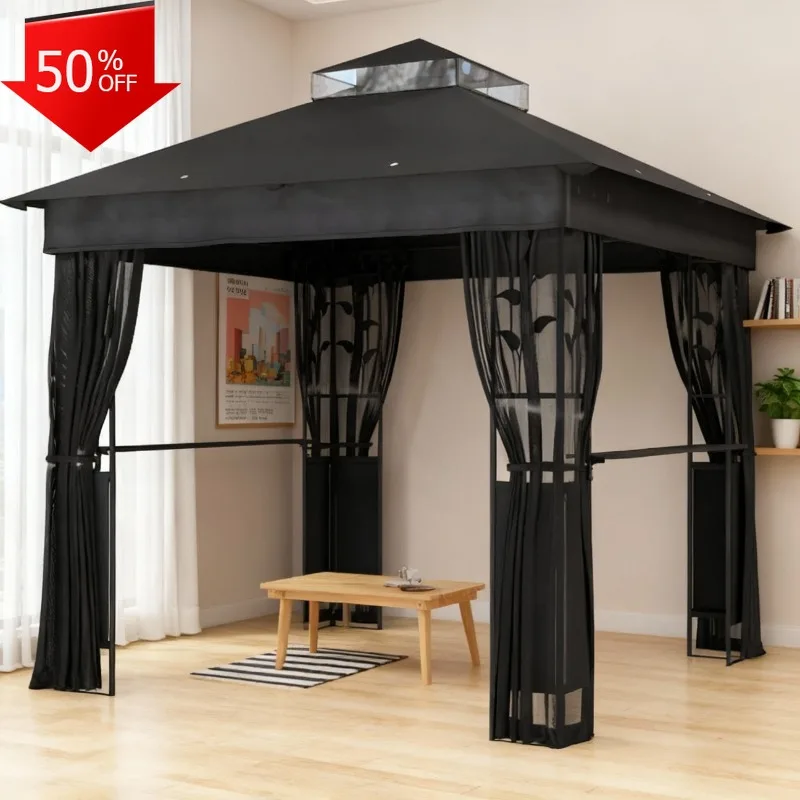 

Gazebos De Exterior Garage Folding Arbor Robot Mower Shelter Eaves Sheds Outdoor Storage Tarp Exterior Door Marquee Tent Gazbo