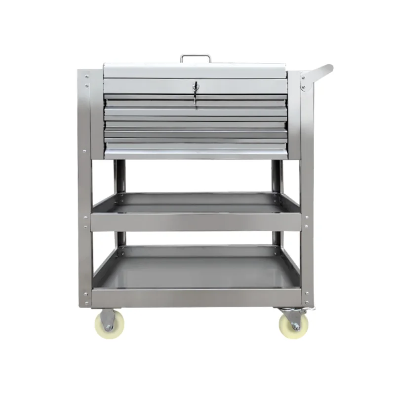 Drawer type toolbox auto shop parts tool cabinet heavy trolley storage cart storage cart utility vehicle