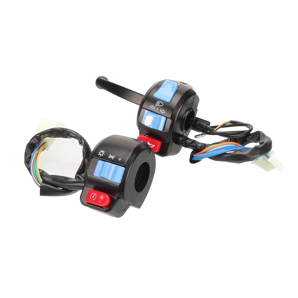 Motocykl 22mm kierownica uchwyt montaż przełącznika rozrusznik przełącznik światła bęben dźwignia hamulca tarczowego dla GY6 50cc-150cc skuter motorower