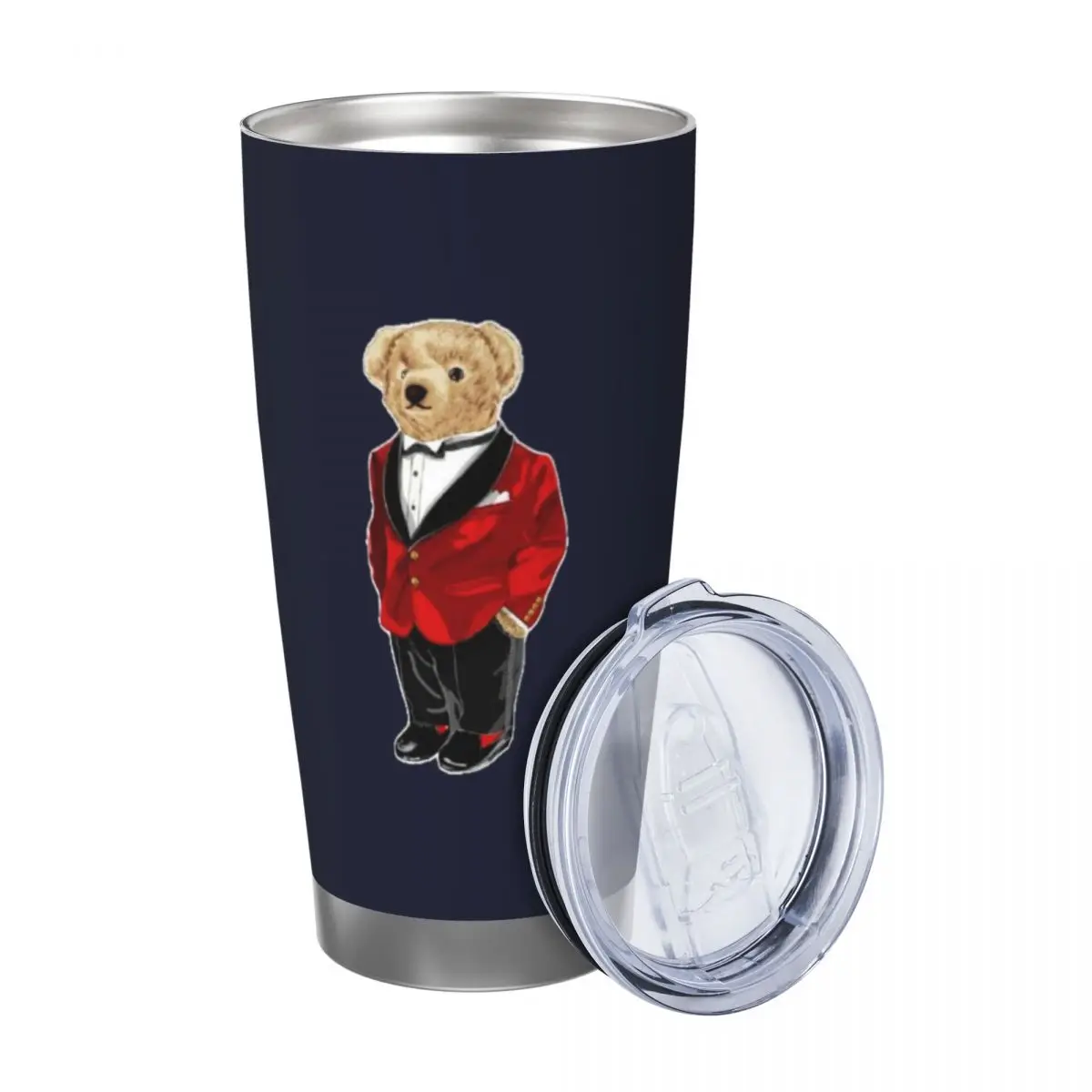 Ralph Bear 20oz Stainless Steel Insulated Thermal Coffee Car Cup Cold Hot Mugs Vacuum Flask