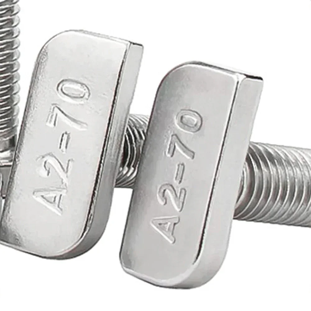 

Hammer Head Screw T Type Screw Flange Nut 55 60mm For Mounting Rail For Photovoltaic Modules Fastening Accessories