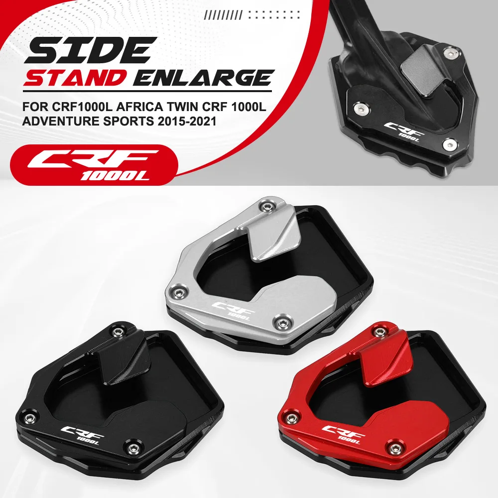 

For Honda CRF1000L Africa Twin CRF 1000L Adventure Sports 2015 2016 2017 2018 2019 2020 2021 Side Stand Kickstand Enlarger Plate