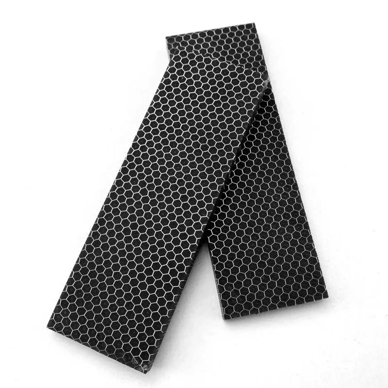 Material de resina c-tek 120x260x8mm para cabo de faca diy, placa de material de grão de cobra, padrão de favo de mel, cabo de faca, material de remendo