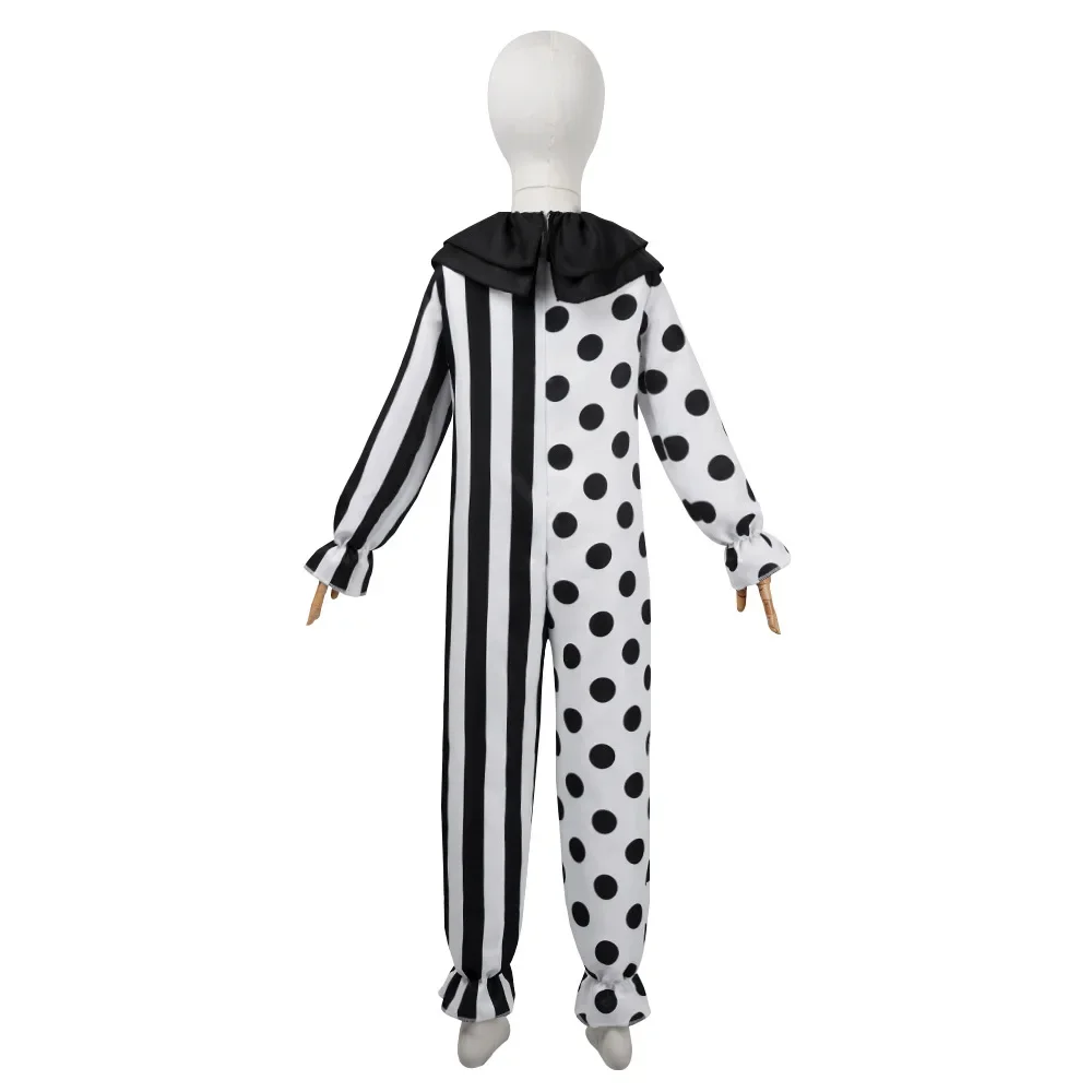 Terrifier cosplay traje meninas meninos horror carnaval festa vestido chapéu máscara assassino palhaços macacão para trajes de halloween