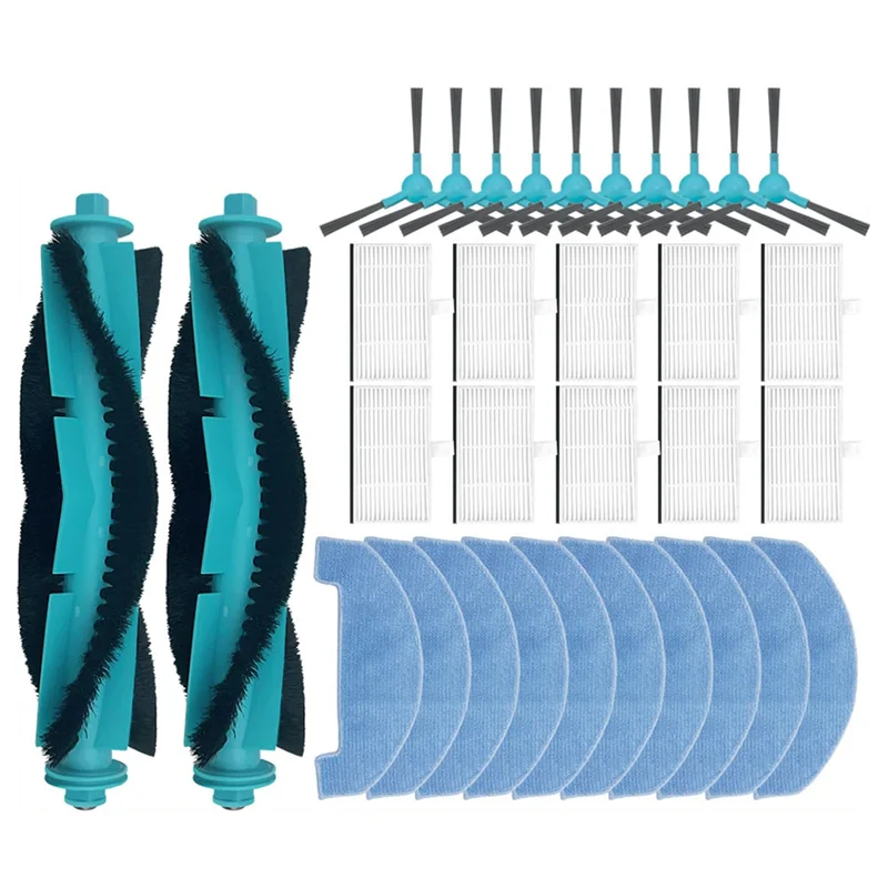 

ABZA-для Liectroux M70 Pro/Honor Choice M1/R3 Plus/DEXP Vacumatic MC-700 Запасные части - основная щетка, боковая щетка, фильтр, накладка для швабры