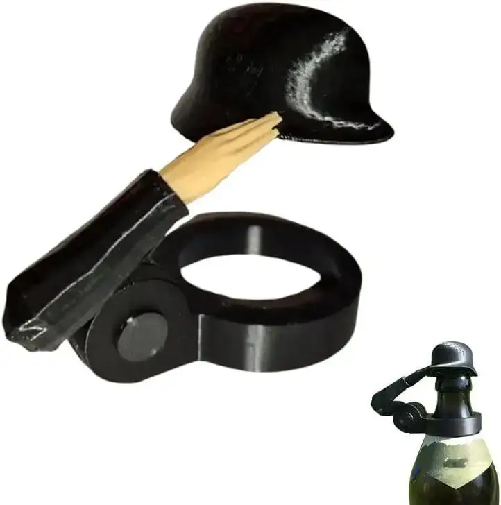 High Quality Metal Soldier Beer Toppers Party