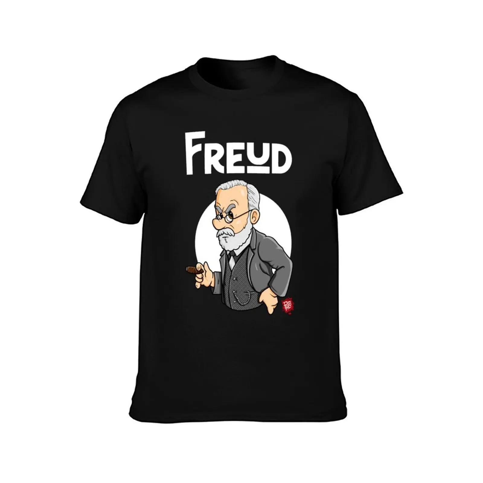 Freud T-Shirt Plus Size Summer Short Sleeve T-Shirt