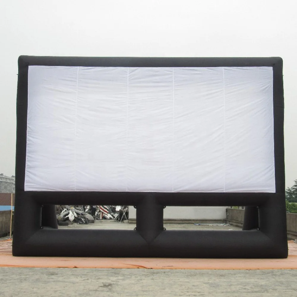 

30*40 Ft Giant Blow Up Outside Air Cinema Projection Party Film Inflatable Movie Screen Portable Projector Outdoor