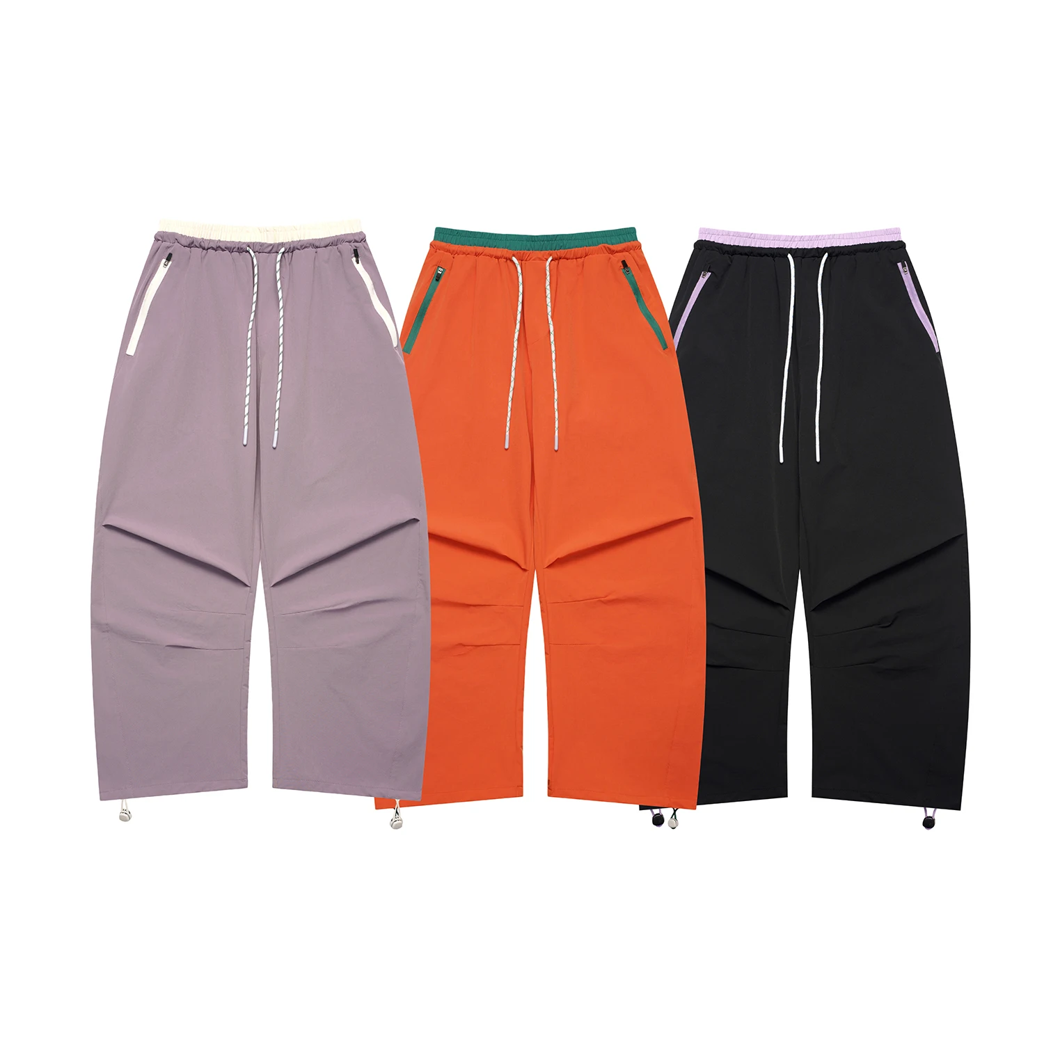 

Водоотталкивающие брюки с двойным поясом для мужчин и женщин, для активного отдыха, высокоэластичные, свободные, повседневные, спортивные, карго, городские, уличные брюки