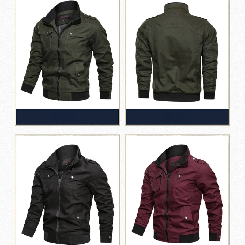 Chaqueta de carga para hombre, abrigo informal para exteriores, ropa superior versátil de negocios de Inglaterra, ropa deportiva de locomotora, tendencia de moda, Otoño, nuevo