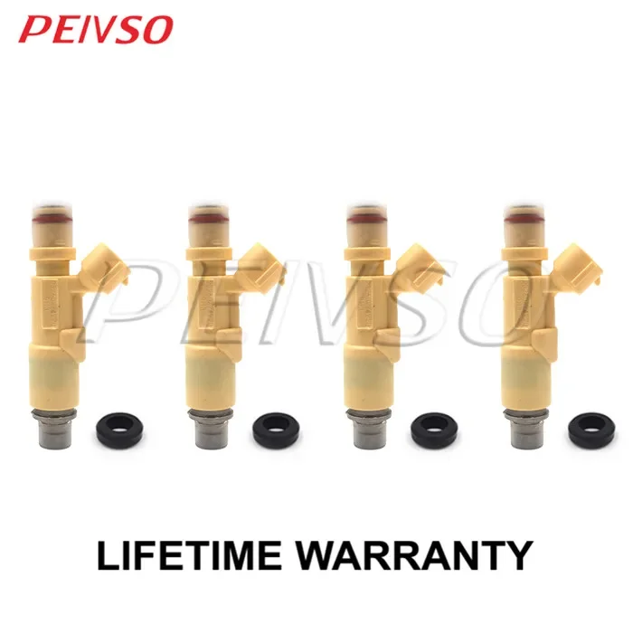 

PEIVSO 4pcs 23250-74220 23209-74220 Fuel Injector For TOYOTA Altezza Gita SXE10 2.0L 3SGE 1998-2005