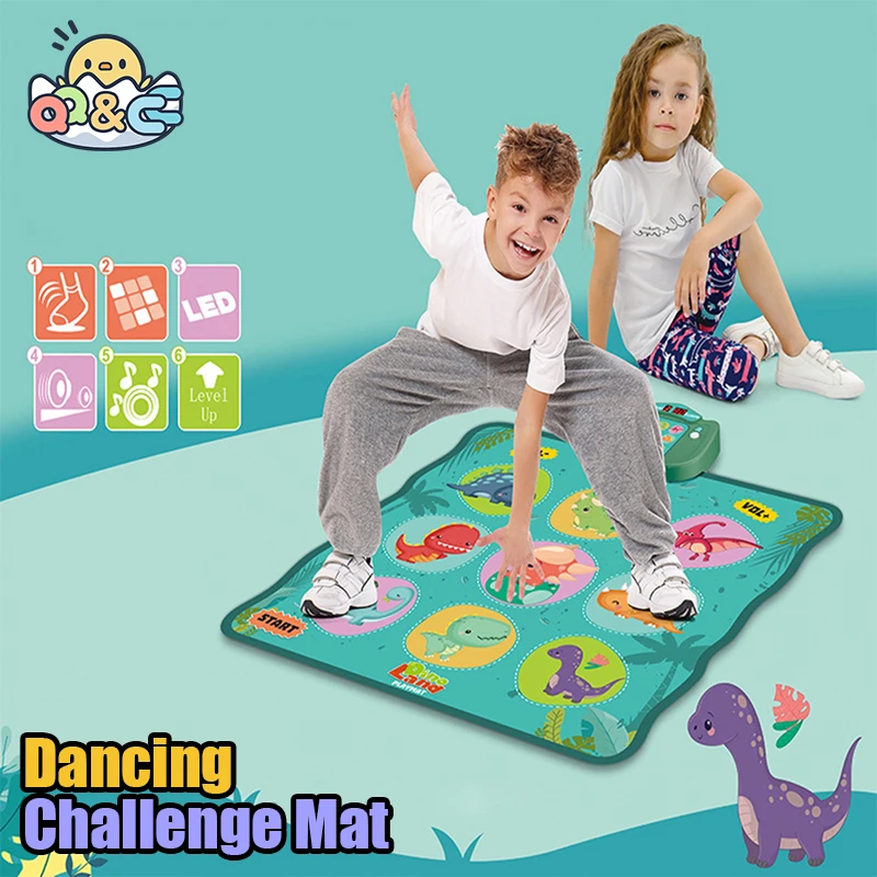 Almohadillas de baile para la familia, juego de deportes para niños, estera de baile de música, tapete educativo para bebés, juguetes de alfombra de