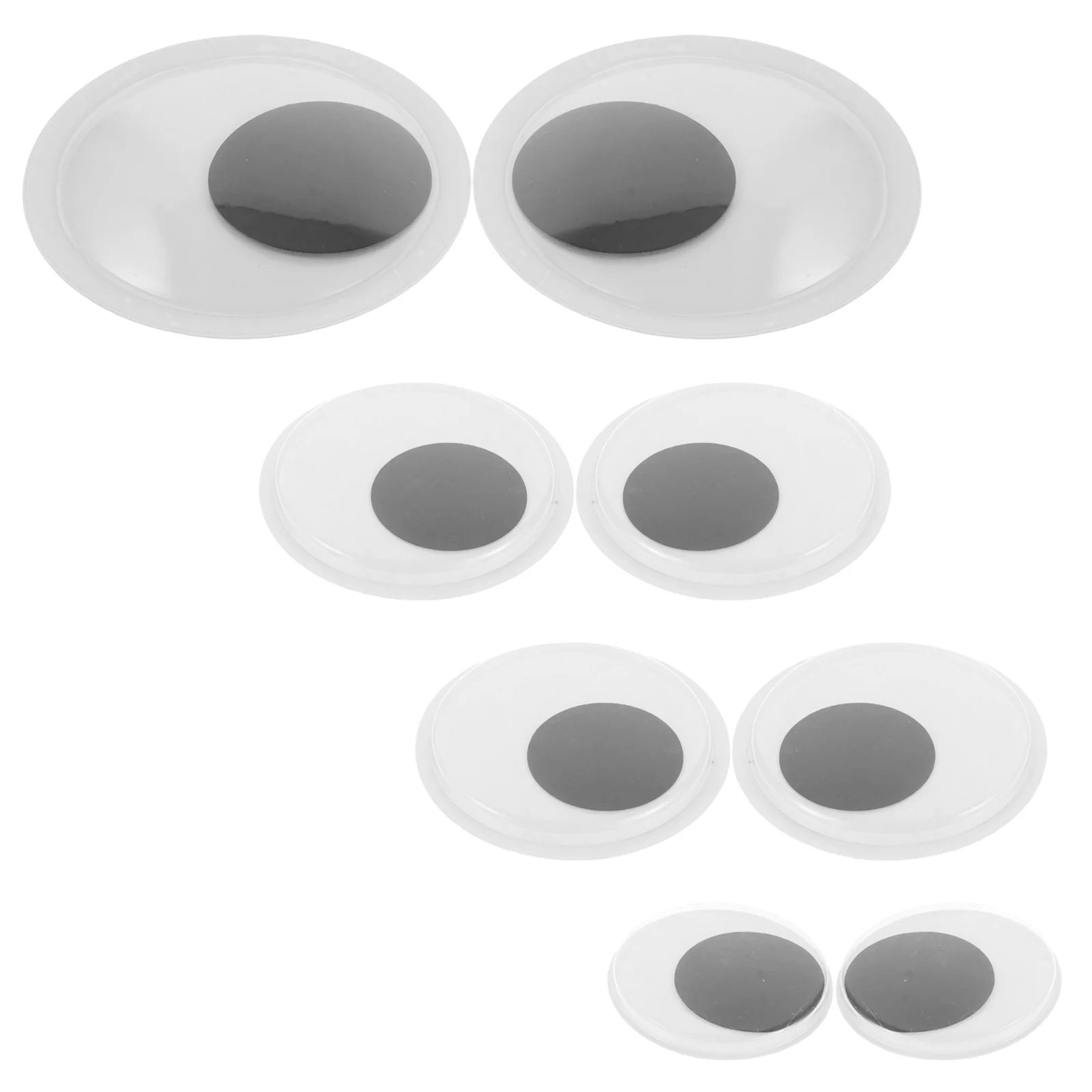 

8Pcs Extra Large Googly Eyes Self Adhesive Stickers Nordic Style for Fridge Wall Art Crafts DIY Arts Crafts Eyes