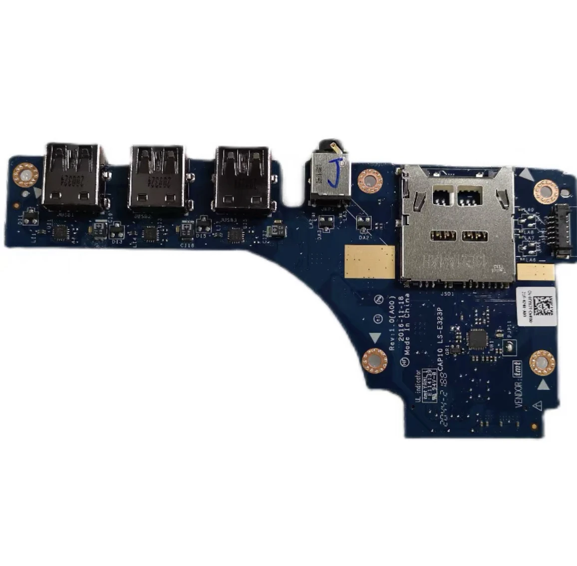 0TYX7T LS-E323P New Original For DELL Precision 7720 USB Board Audio Board CN-0TYX7T TYX7T High Quality Fast Ship