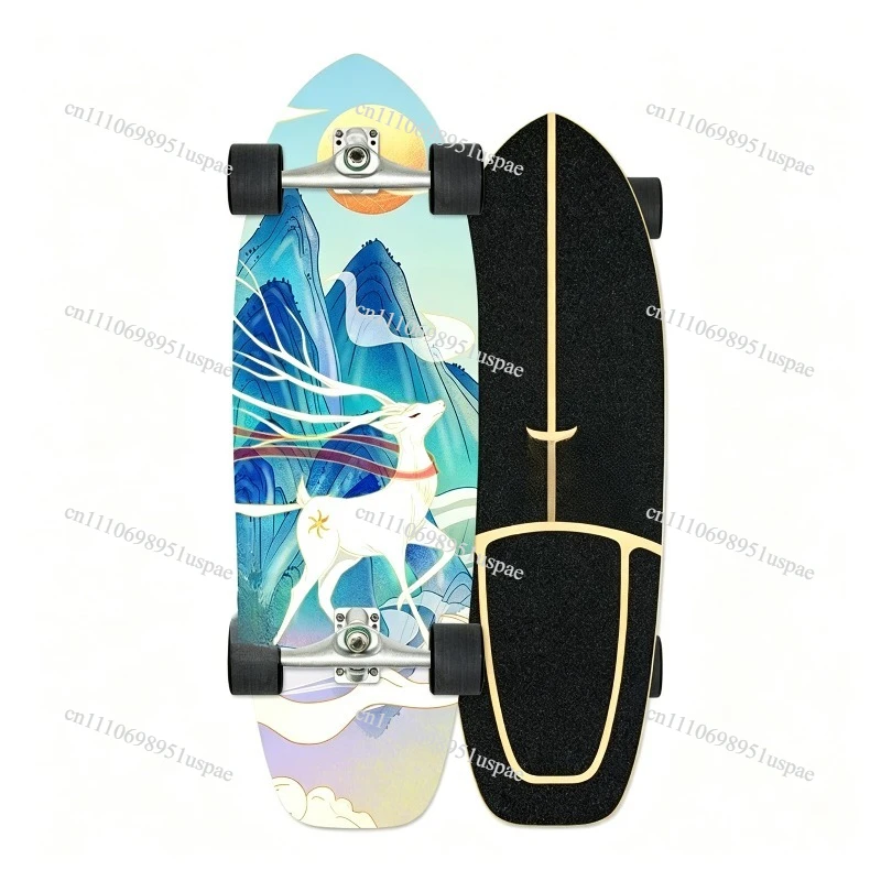 tavola-da-surf-cx4-per-principianti-adulti-tavola-da-allenamento-per-sci-acquatico-senza-pedali-simulatore-di-surf-skateboard