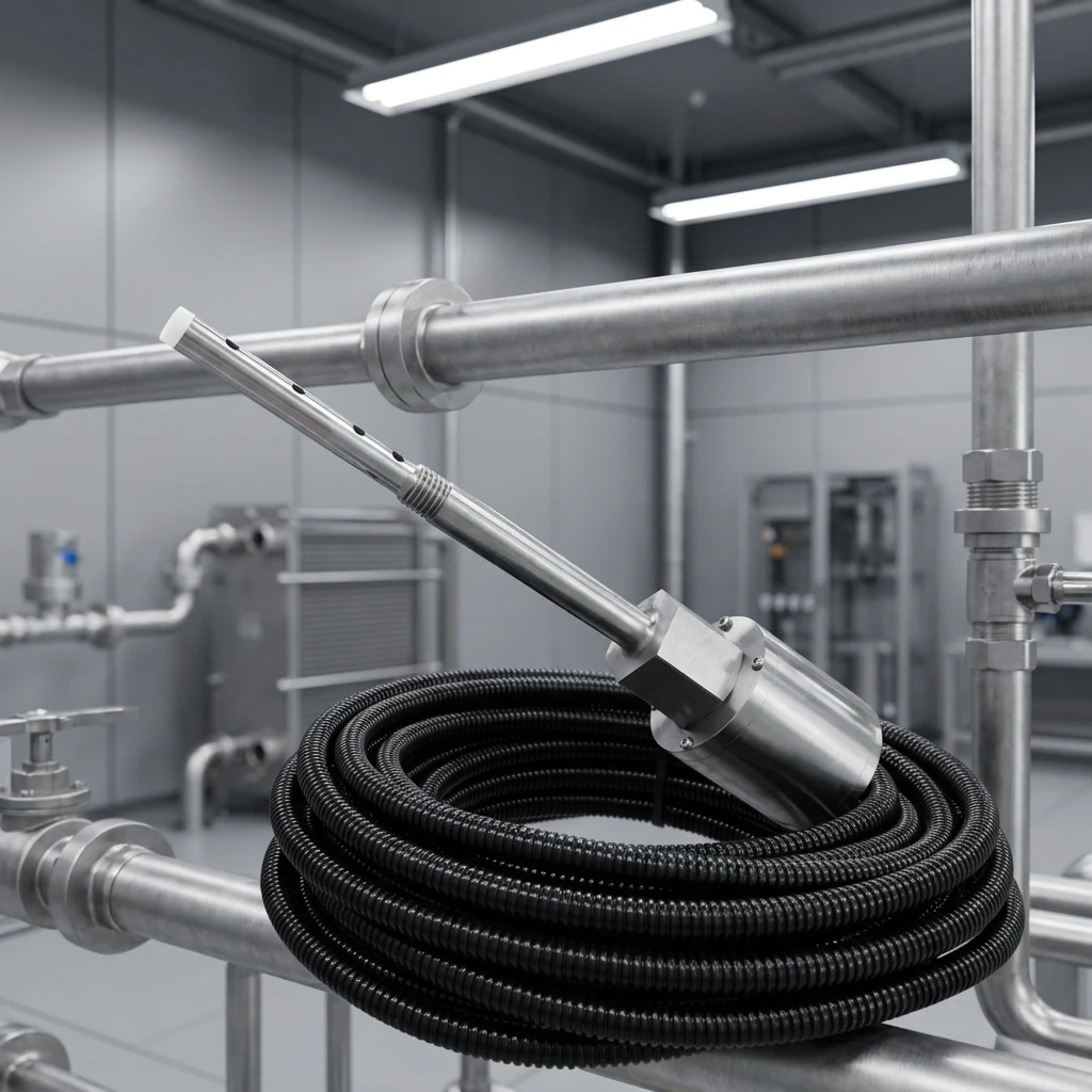 PT100 PT1000 RTD Temperature Sensor Probe, Stainless Steel 316L Class A Accuracy
