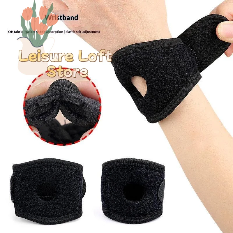 Adjustable Wrist Wrap Compression Brace 1Pc with Padded Hole for TFCC Tears Carpal Tunnel Pain Relief Basketball Sports Use