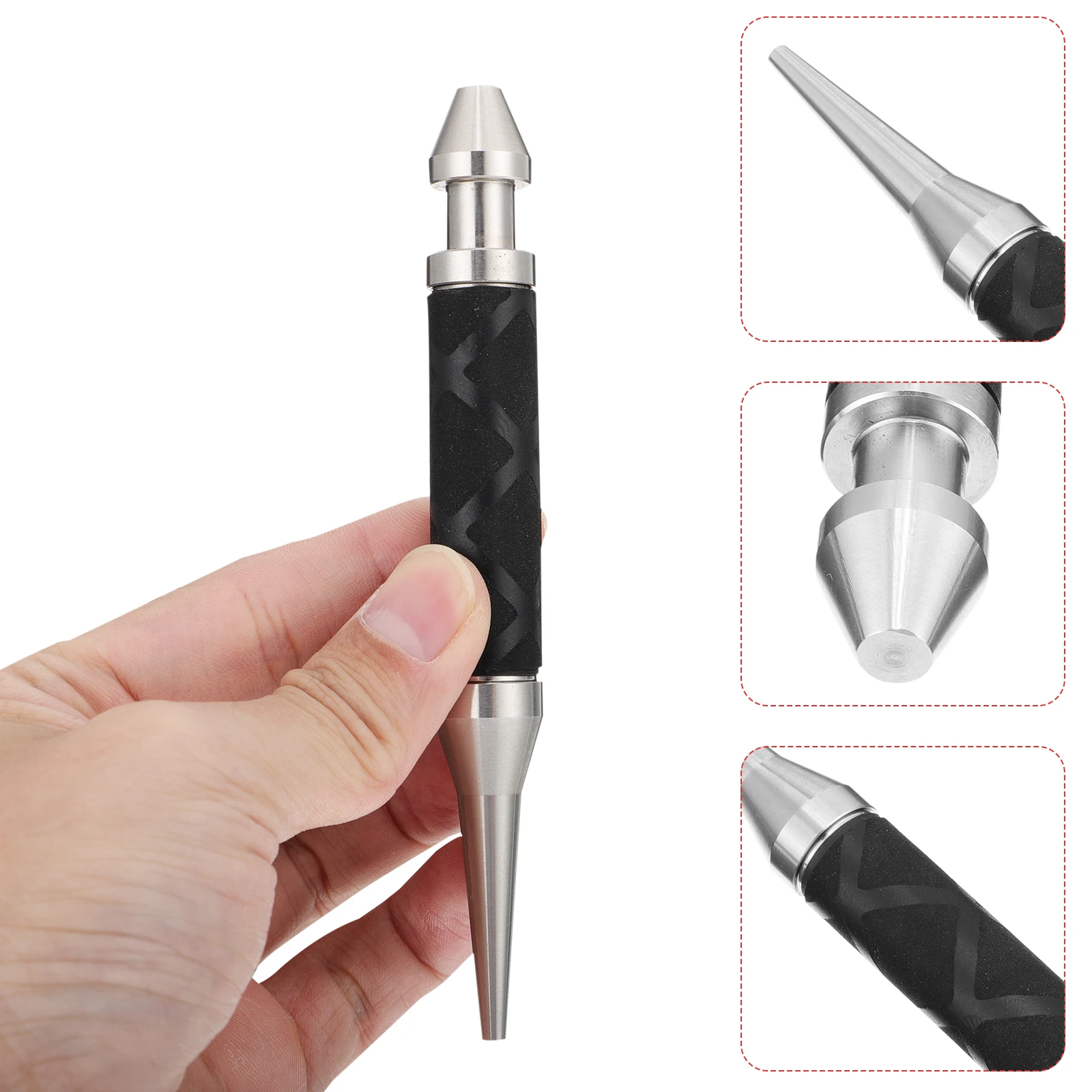 

1pc Trumpet Mouthpiece Repair Tool High Hardness Stainless Steel Double Head Anti-Slip Truing Tool for Flattened Nozzle Musical