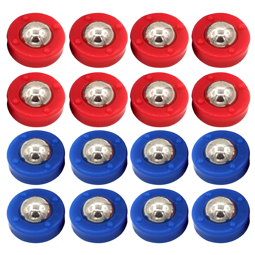 

24pcs Shuffleboard Toys Shuffleboard Supplies Bright Colors Plastic Table Accessories Red Blue Pucks Set Game