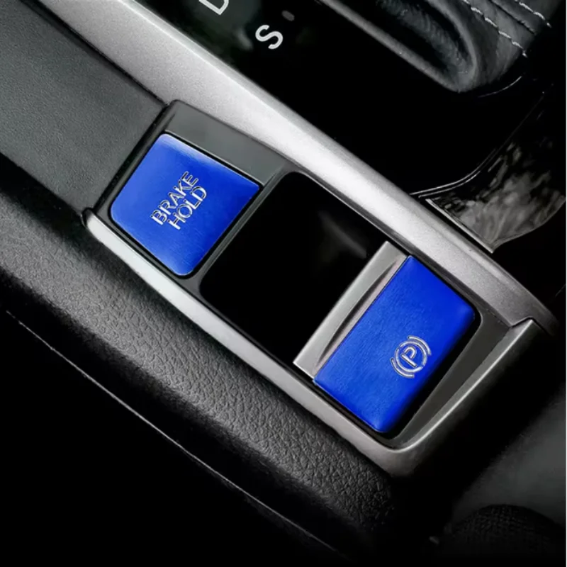 Electronic Handbrake Patch Central Control Panel Decoration Modification Accessories Supplies For Honda Civic 10th 2016 20 2021