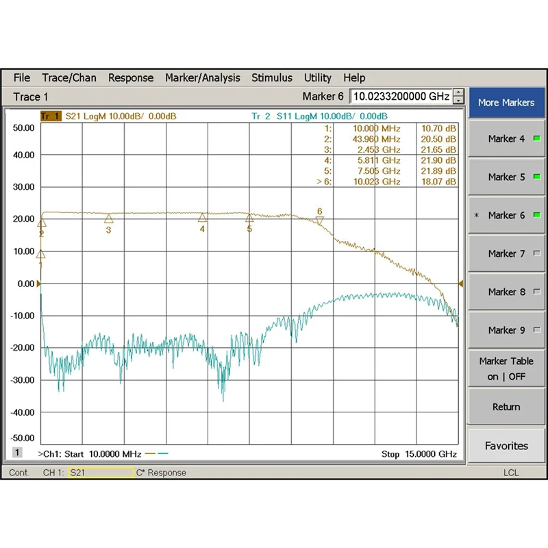 

【СОВЕРШЕННО НОВЫЙ】Блок питания Type-C KC9601C, 50 МГц-10 ГГц, малошумящий усилитель, сверхширокополосный модуль LNA, 21 дБ, высокое усиление