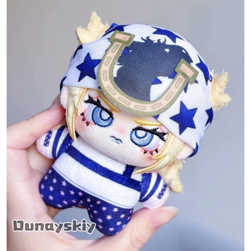 

HCos%Cosplay Jonathan Joestar Costume Roleplay 10CM Plush Handheld Accessory Anime JO COS JO Cotton Pendant Decoration DIY