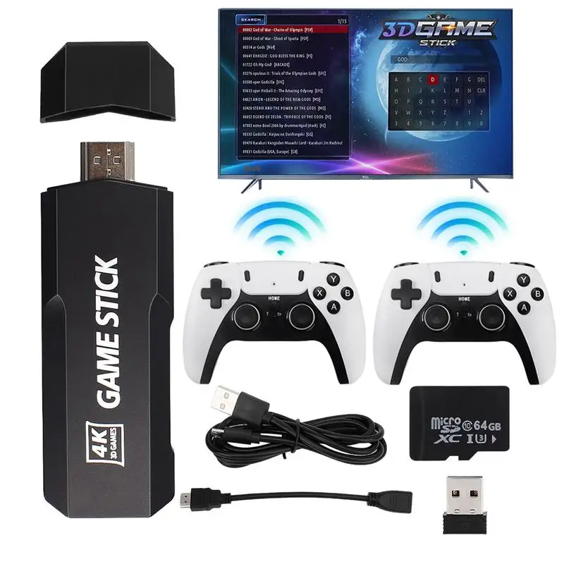 

Classic Video Games Stick Classic Game Video Games TV 4K Game Stick Plug And Play Built In Thousands Of Games Childhood Fun For