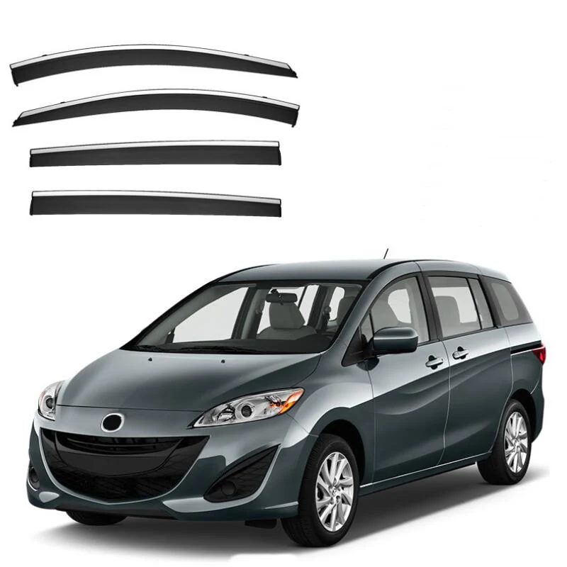 

Weather Shield Side Window Deflector Window Visor Rain Eyebrow Shelter For Mazda 5 1999 2000 2001 2002 2003 2004 2005 2006 -2023