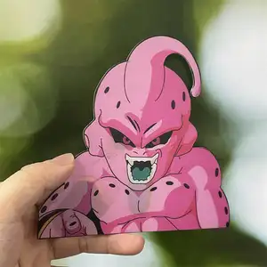 Anime Dragon Ball Z 3D Gradien Majin Buu Stiker Stiker Ajaib Stiker Mobil Kreatif Bagasi Notebook Stiker Tahan Air Mainan Anak 10 stiker mobil dragon ball penjualan terbaik - №